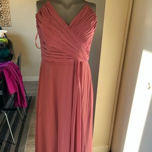 Mori Lee Pink Maxi Dress